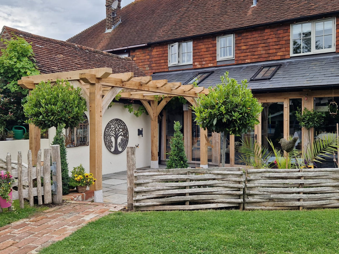 Summer Sawmill Shutdown: Oak Pergola & Gazebo Lead Times