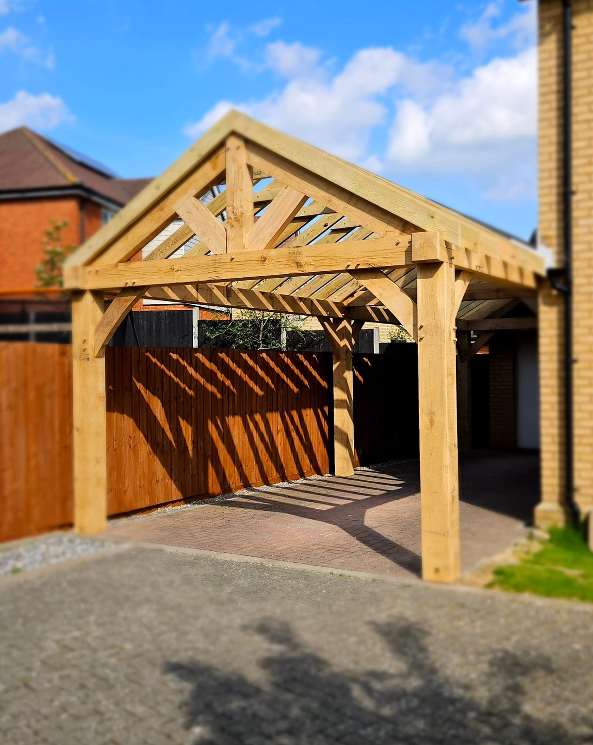 1 Bay Oak Carport Kit