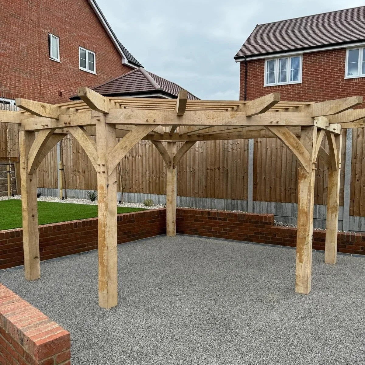 Diamond Corner Pergola