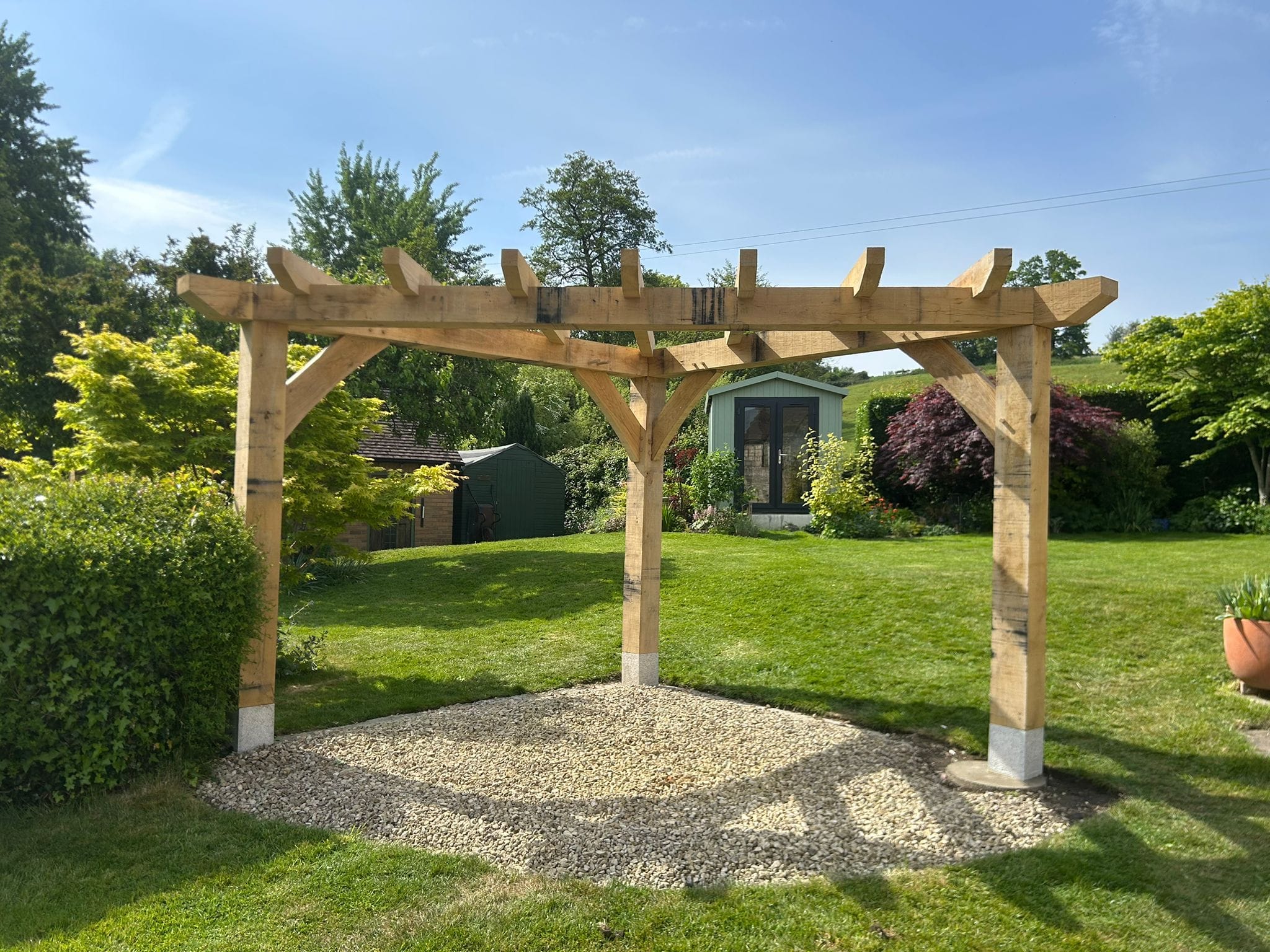 Corner Pergola